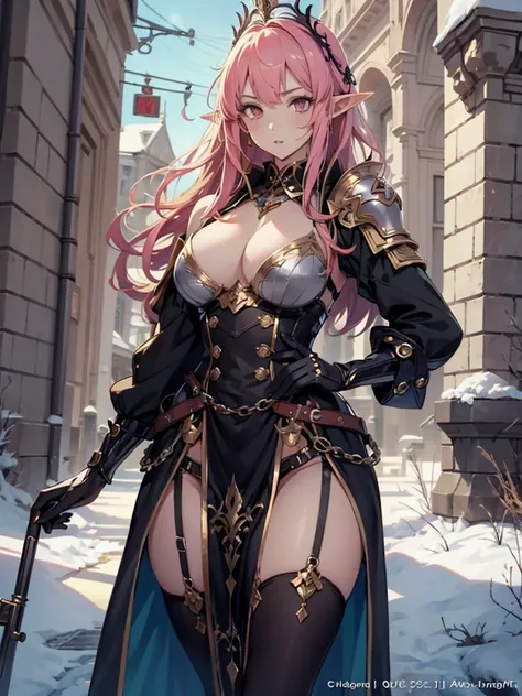 anime girl in a dress , pink hair, cushart krenz key art feminine, portrait knights of zodiac girl, detailed key anime art, high detailed official artwork, detailed digital anime art, trending on artstation pixiv, 2. 5 d cgi anime fantasy artwork, detailed...