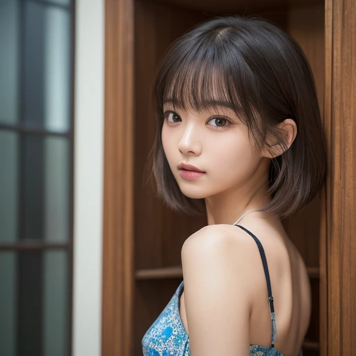 1 female、Beautiful girl emphasizing slender abs:1.3、Hairstyle Random、(T back:1.2)、in a house、hyperdetailed face、A detailed eye、二重まぶた、((8K、Raw photography、top-quality、​masterpiece:1.3))、(realisitic、フォトrealisitic:1.37)