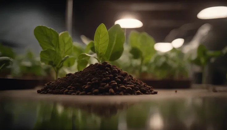 A close-up shot of an engineered plant with increased nutrient content, showcasing the potential for improving human nutrition and addressing food security challenges