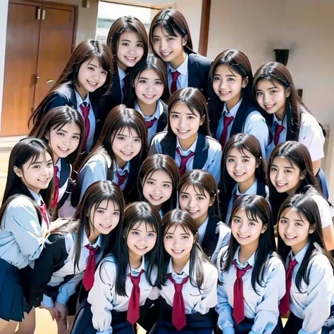 raw photo、(((multiple girls))),((((6+girls)))),((((100girls)))),((((1000girls))))、((((100 girls))))、women only、((everyone has th...