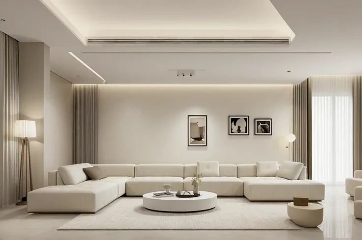 best quality, masterpiece, interior design, cream tone, livingroom, 1000k, industry style:1.2