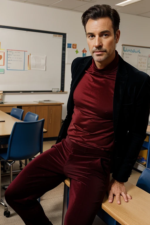 Man Teacher Velvet pants