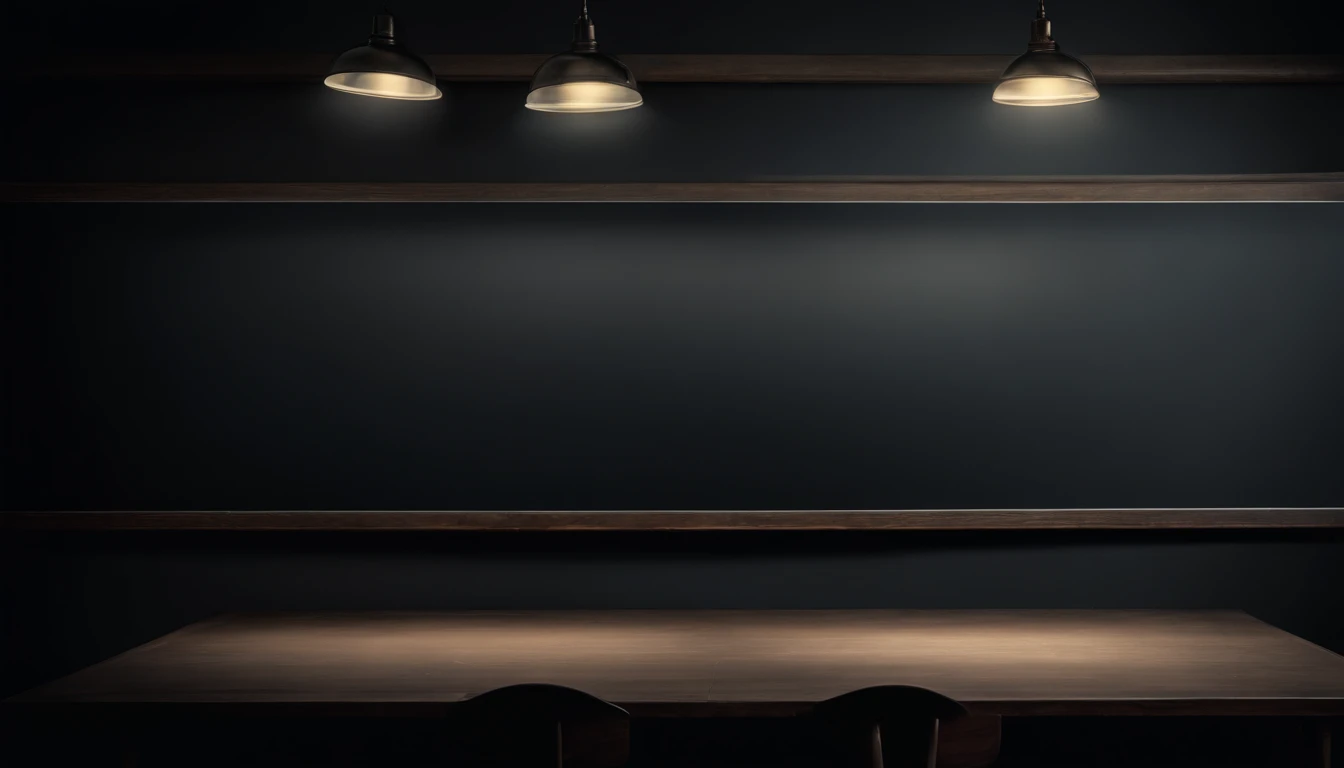 a high-resolution shot of a clean and empty blackboard, with soft lighting that accentuates the smoothness and richness of the black surface