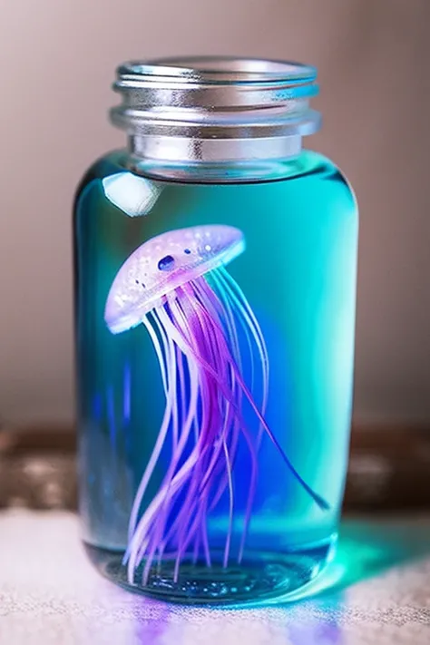 jellyfish in a bottle　ren　fanciful