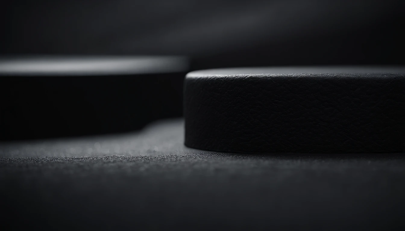 a detailed macro shot of the texture of an empty black wall, focusing on the fine grain and subtle imperfections that give it character and depth