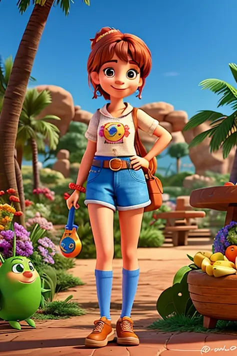 Menina sorrindo, disney pixar cartoon