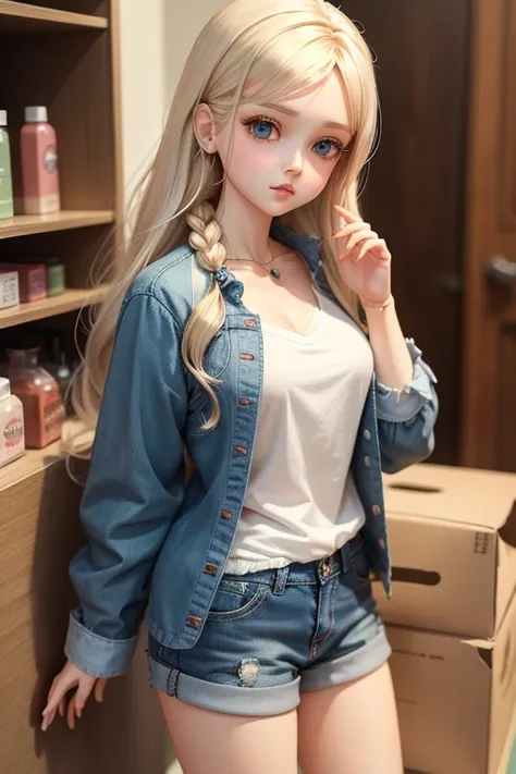 Beautiful and cute 1/bjd doll 4 sizes, wearing casual clothes, in box