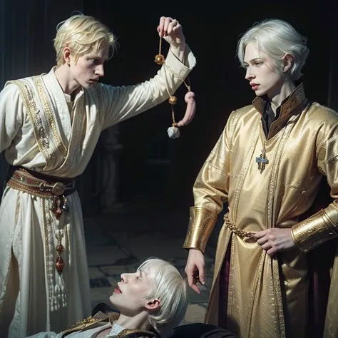 (Prince Ivan kills ageless immortal androgynous albino king Koschei, Koscheis death is in his testicles:1.5)