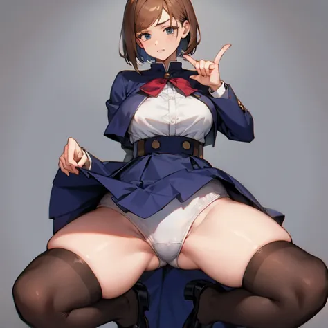 Best Quality, Master piece, mini skirt, big thighs, stockings