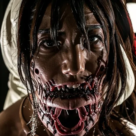 The scariest Japanese body horror movies youve never seen. ultra hyper photorealistic.