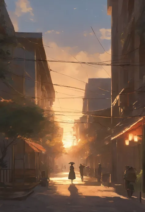 I&#39;I&#39;ll be the sun,
I&#39;I&#39;ll be the sky.
All I can do is burn in the distance.
I will be a house with strong walls.
Just remember: you mean the whole world to me..   Makoto Shinkai and (Cain&#39;Plague), sakimichan and makoto shinkai, guweiz, ...