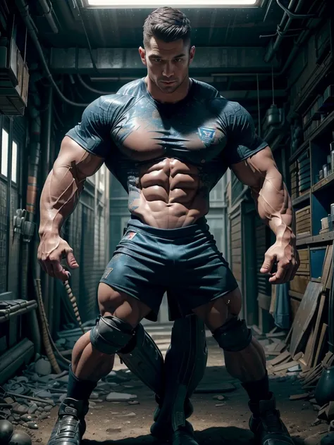 Masseter muscle film、well built、European male stars、(Handsome(brunette)、male people、35yo、cool guy、gay twinks、underdressing、cool guy、musculous、eBlue eyes、short detailed haide in and out、NSFW、Large size、Authentic texture、barechested、large bulge、Rugby player、...