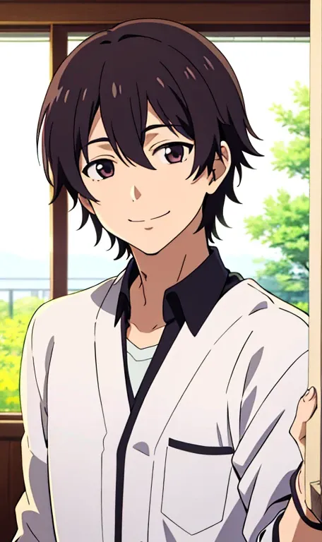 Male,Natsume Takashi,best quality,smile softly