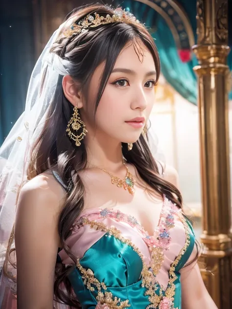 best qualtiy， tmasterpiece， 超高分辨率， （realisticlying：1.5）， raw photogr， 1girll, silber hair, long hair，hair adornment shoulders，co...