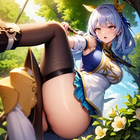 anime girl with umbrella in a tree with flowers, extremely detailed artgerm, onmyoji detailed art, artgerm detailed, artgerm lau, style of artgerm, style artgerm, onmyoji, artgerm style, artgerm and ruan jia, as seen on artgerm, ! dream artgerm