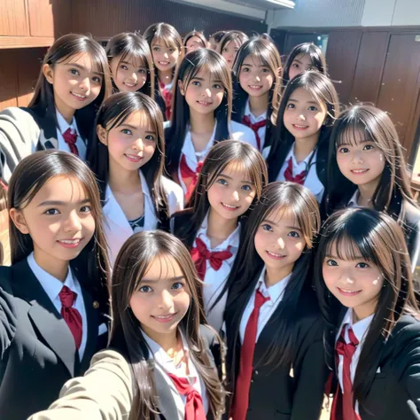 raw photo、(((multiple girls))),((((6+girls)))),((((100girls)))),((((1000girls))))、((((100 girls))))、women only、the same face、((m...