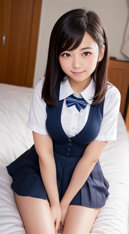 Schoolgirl photo,（high-school uniform_outfit）,Good Hand,4K,hight resolution,masutepiece,Best Quality,Head:1.3,((Hasselblad photo)),Fine skin,Sharp Focus,(Cinematic lighting),Night,Soft lighting,Dynamic Angle,[:(Detailed face:1.2):0.2],Large breasts、17 age、...