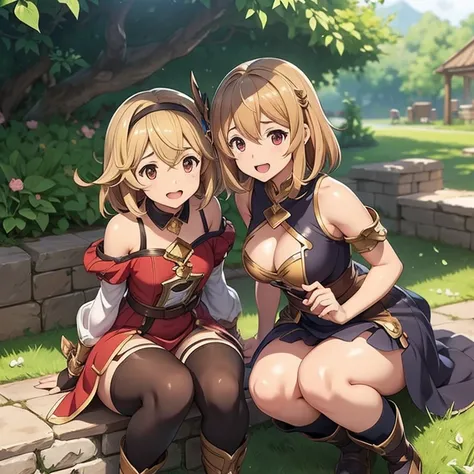 Granblue Fantasy,Grabble,djeeta,djeetaちゃん,Official picture,official illustrations,Fighter