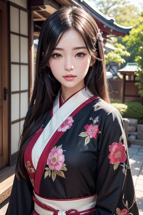 ​masterpiece, 1 beautiful girls, detaileds, Swollen eyes, top-quality, 超hight resolution, (现实: 1.4), OriginalPhotographs, 1girl in, 电影灯光, (A smile,:0.5) japanes, Asian Beauty, Korean, Proper, very extremely beautiful, Slightly younger face, Beautiful skins...