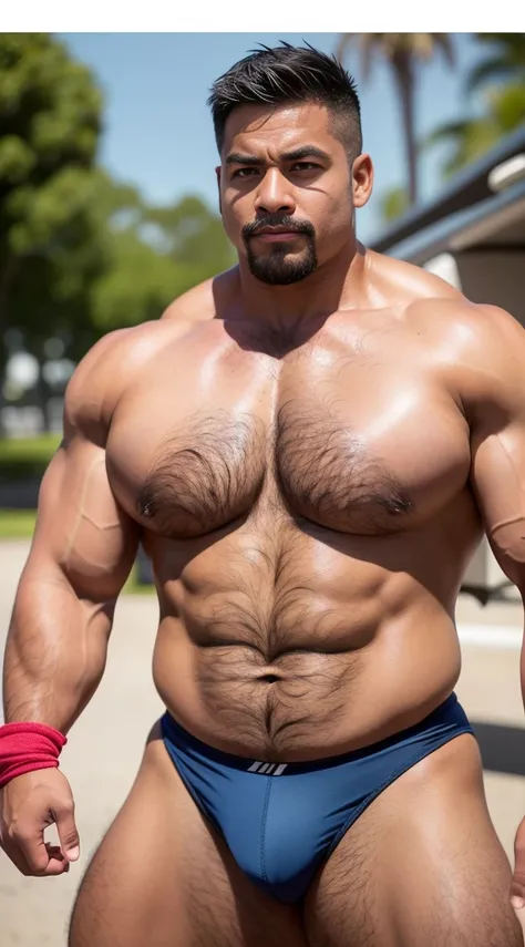 of a man，male people，Muscle wrestler，musculous，Stout wrestler，jpn，Uncles，45岁Middle age男子，Short hair details，Wrestling boots，athletic sneakers，Show off your toned body，Panorama characters，white colors，，aged 40，short mustache,Middle age，tattoo fingerless glo...