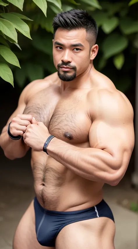 of a man，male people，Muscle wrestler，musculous，Stout wrestler，jpn，Uncles，45岁Middle age男子，Short hair details，Wrestling boots，athletic sneakers，Show off your toned body，Panorama characters，white colors，，aged 40，short mustache,Middle age，tattoo fingerless glo...