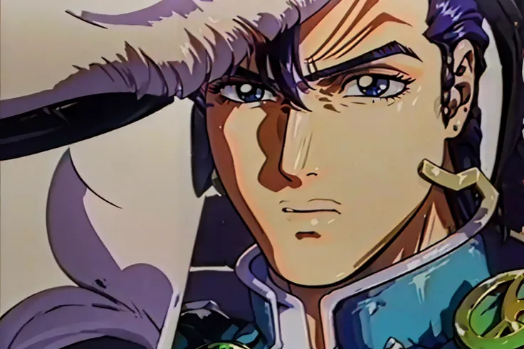 (best quality,ultra-detailed),(realistic:1.37),higashikata josuke,pompadour,handsome detailed face,sharp eyes,beautiful detailed...