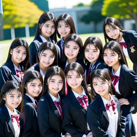 raw photo、(((multiple girls))),((((6+girls)))),((((100girls)))),((((1000girls))))、((((100 girls))))、women only、the same face、((m...