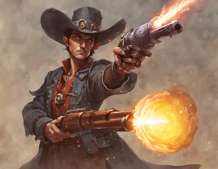 Dungeons and Dragons, Gunslinger with magic cannons