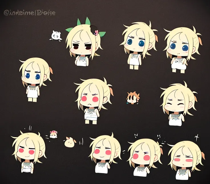 Create different expressions in chibi