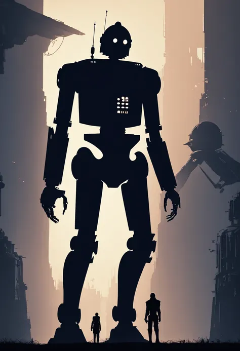 robot in star wars, silhouette art, enhance, intricate, (best quality, masterpiece, representative work, official art, professio...