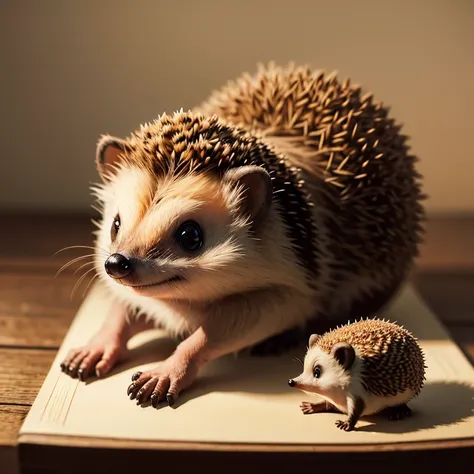 hedgehog with short needles