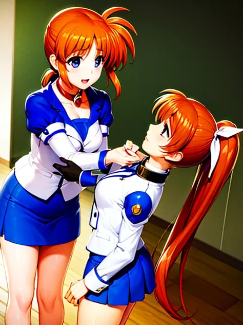 super high quality、3dimage:1.5、nanoha、solo、(highest quality:1.2),highly detailed face, (magical girl lyrical nanoha), one girl、n...