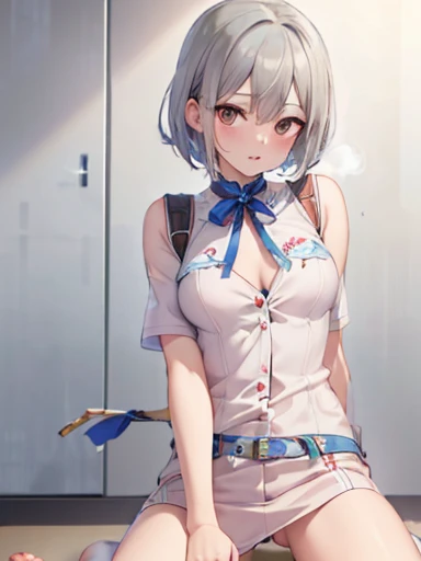 nsfw,(super fine illustration,8K CG wallpaper,best quality,extremely detailed,ultra high res,best aesthetic),(cowboy shot,from front),1girl ,idolmaster, (((anastasia))), (25yo,beautiful girl,cute girl),(((beautiful blue eyes))),(beautiful silver hair), (((...