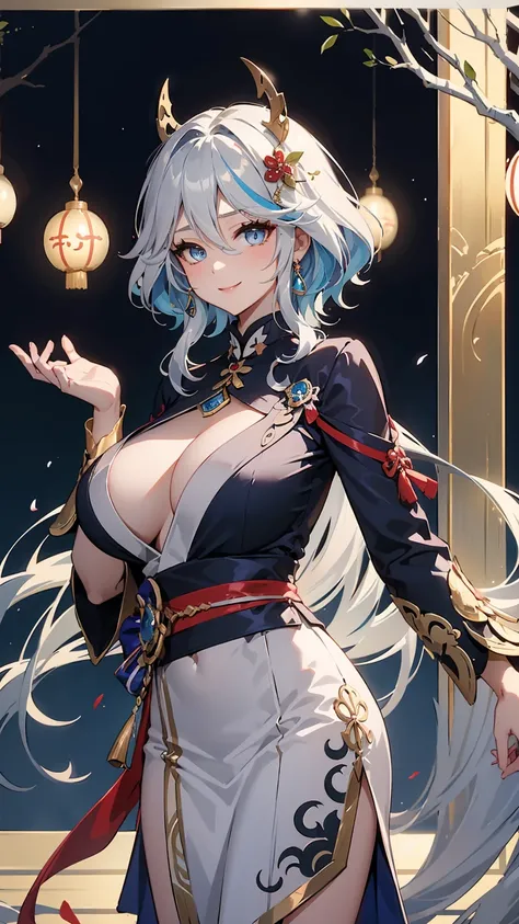 Roro Jonggrang is a legendary figure from Japanese folklore who is renowned for her exceptional beauty, alluring face and cute look. According to tradition, she is said to have possessed a multicolored hair, long white hair with blue hair strands and encha...