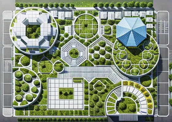 a drawing of a garden plan with a lot of trees, residential design, intricate detailed garden, architectural planning, high deta...