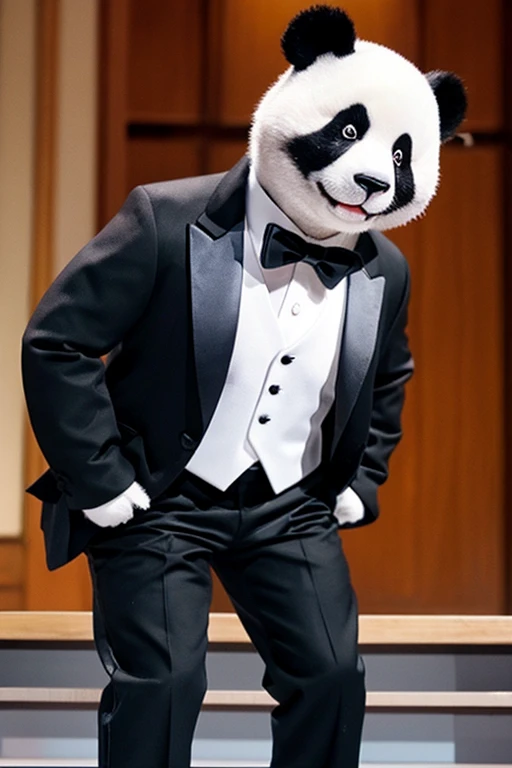 panda、tuxedo、muscle