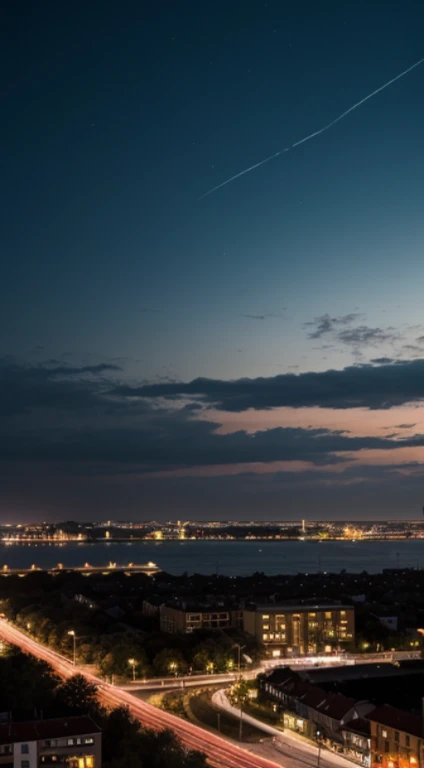 A stunning cityscape at night captured by Andreas Gursky, trending on 500px.