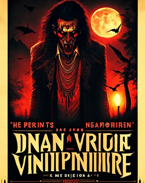 Indian vampire theme horror at night