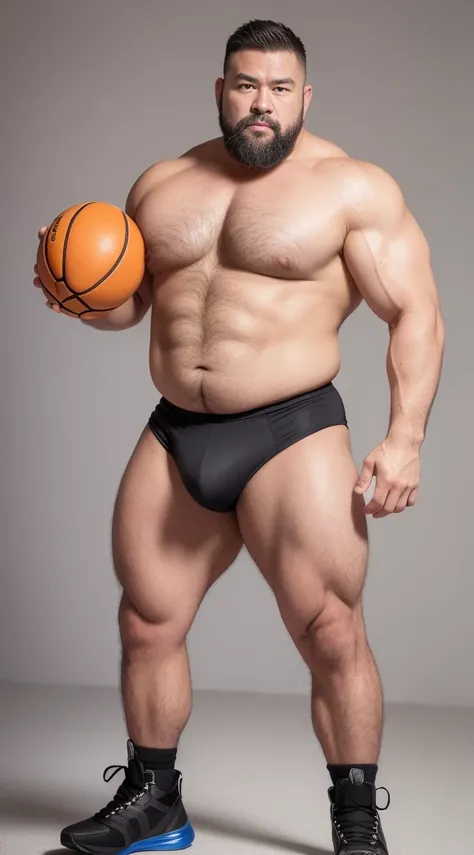 the only person，male，muscle wrestler，muscular，stout wrestler，Japan，uncle，45岁middle aged男子，short hair，short hair细节，wrestling boots，Sneakers body image，Panoramic figures，WWE ring，WWE professional wrestling，spotlight，shadow，Vision，orange color，gold  short-liv...