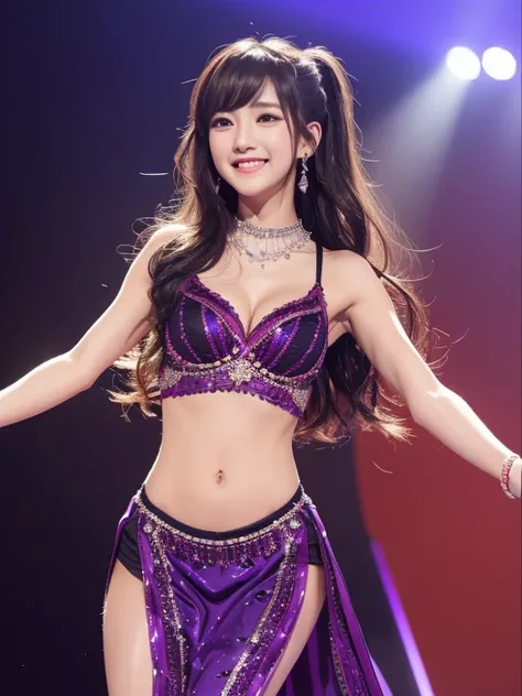 master piece、Ultra high resolution photo quality、cinematic camera work、Video of the entire stage、long shot、Overall image、、modern japanese strip theater、Asakusa Rock Theatre、wide stage、wide seat、Mayu Minami、Mature、droopy eyes、very beautiful Japanese female ...