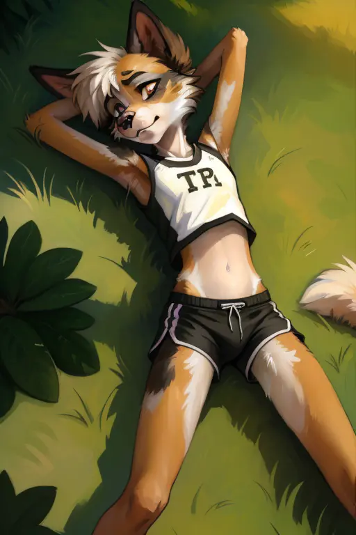 solo, ((australian shepard)), male, slender, ((twink)), detailed, uploaded to e621, beautiful and detailed portrait of an anthro...