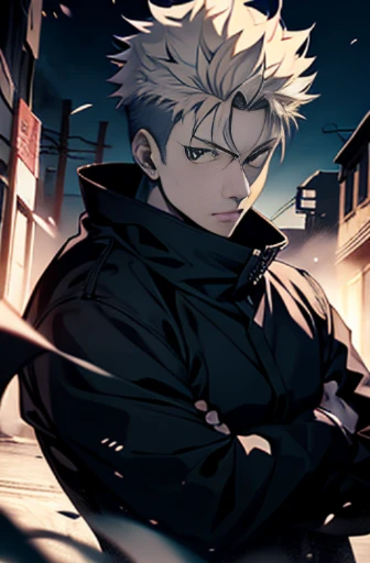 1boy Yuji Itadori Jujutsu Kaisen anime characters 8k super sharp masterpiece high resolution