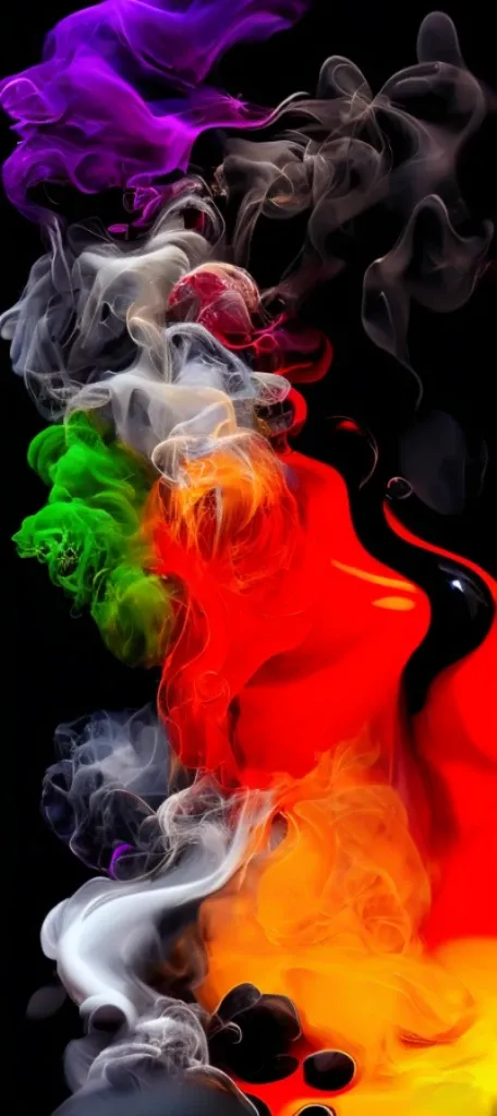 a close up of a gorgeous smoke  being poured over a black background, Fluid-colored smoke, gorgeous smoke, multi Color smoke, Color smoke, brightly colored smoke, acid Color smoke, Color smoke, rainbow smoke, psychedelic smoke background, gorgeous smoke in...