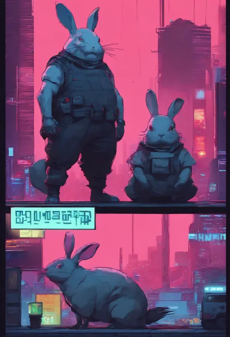 here is a small animal, standing on a stone, happy big chungus, big chungus, big chungus meme, chinchilla animal, smear, with pointed ears, Fat rabbit beetles, big chungus boss, It looks very stupid, Half a rabbit, Real life Totoro