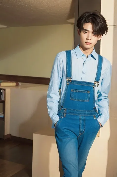 Overalls and shirt