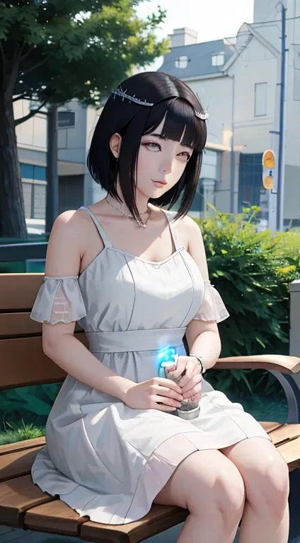 anime girl sitting on a bench with a candle and a white dress, beautiful alluring anime woman, seductive anime girl, extremely detailed artgerm, anime goddess, ig model | artgerm, guweiz, trending on cgstation, anime character; full body art, ! dream artge...