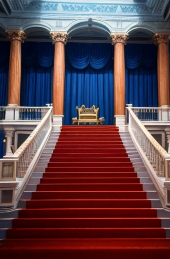 阿拉法德 seeing a red carpet staircase leading to a grand building, in their opulent mansion, an animation movie screenshot, todays recommended anime, in the throne room, in the opening scene of an animated movie, a screenshot from a 2012 animated movie, a sce...