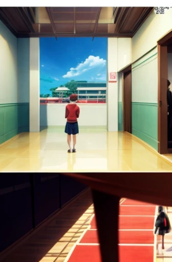 Two people walked into a building with a red carpet, opening scene, screenshot from the anime film, anime film still, Animation movie screenshots, TV animation stills, Today’s recommended anime is still, 2 0 1 9 animation screenshots, Anime keyframes, Scre...