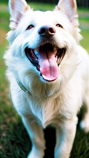 Laughing dog