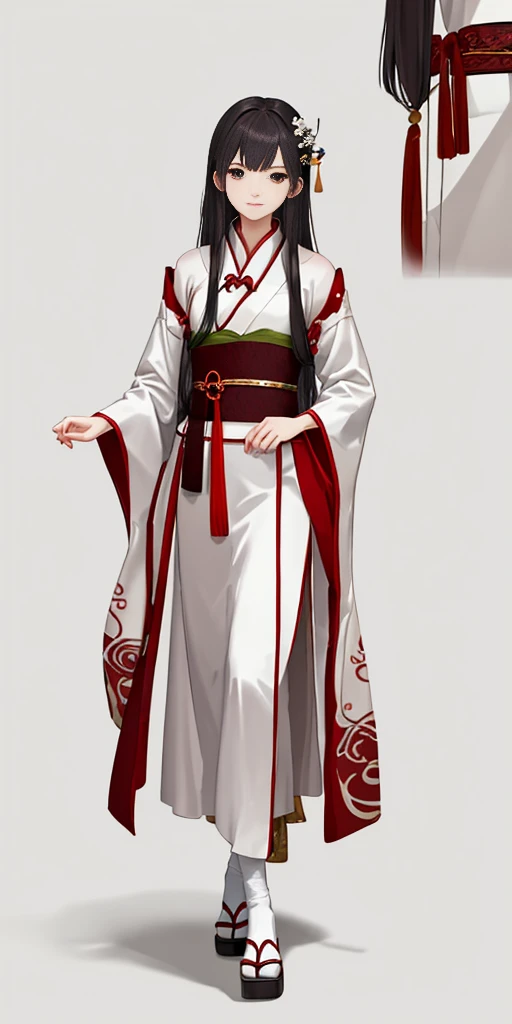 best quality, masterpiece,highly detailed,anime,1girl,hanfu,songstyle,song hanfu,song style outfits,perfect face,walking,simple background,